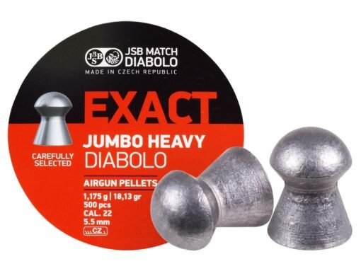 JSB Match Diabolo Exact Jumbo Heavy .22 Cal – 18.13 Grains