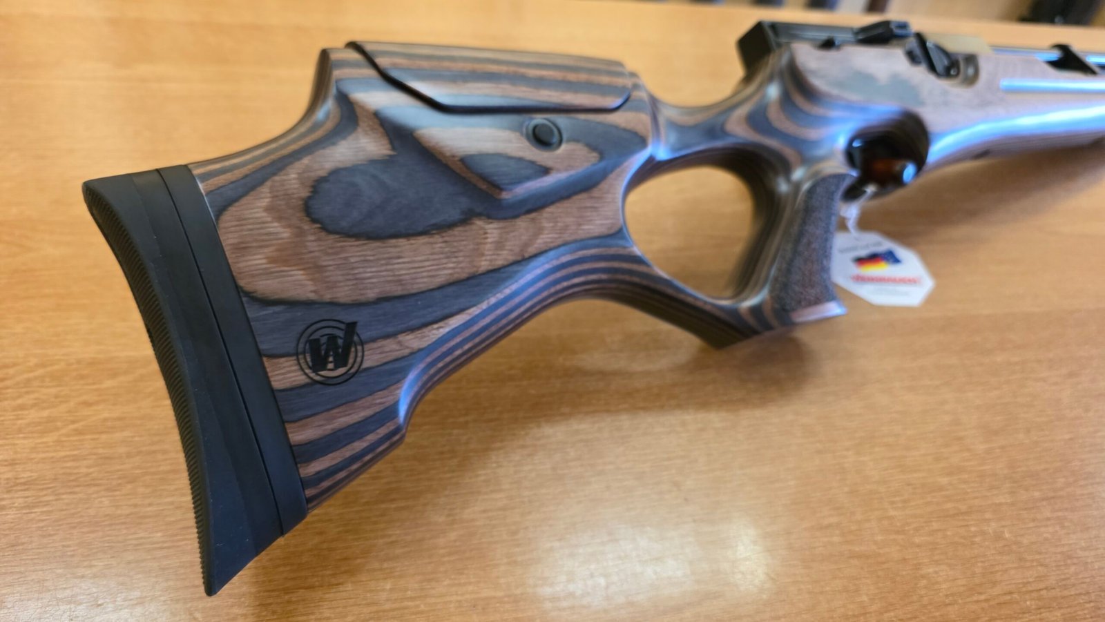 Senapan Weihrauch .177 HW 100 KT Laminate Adjustable - Gambar 2