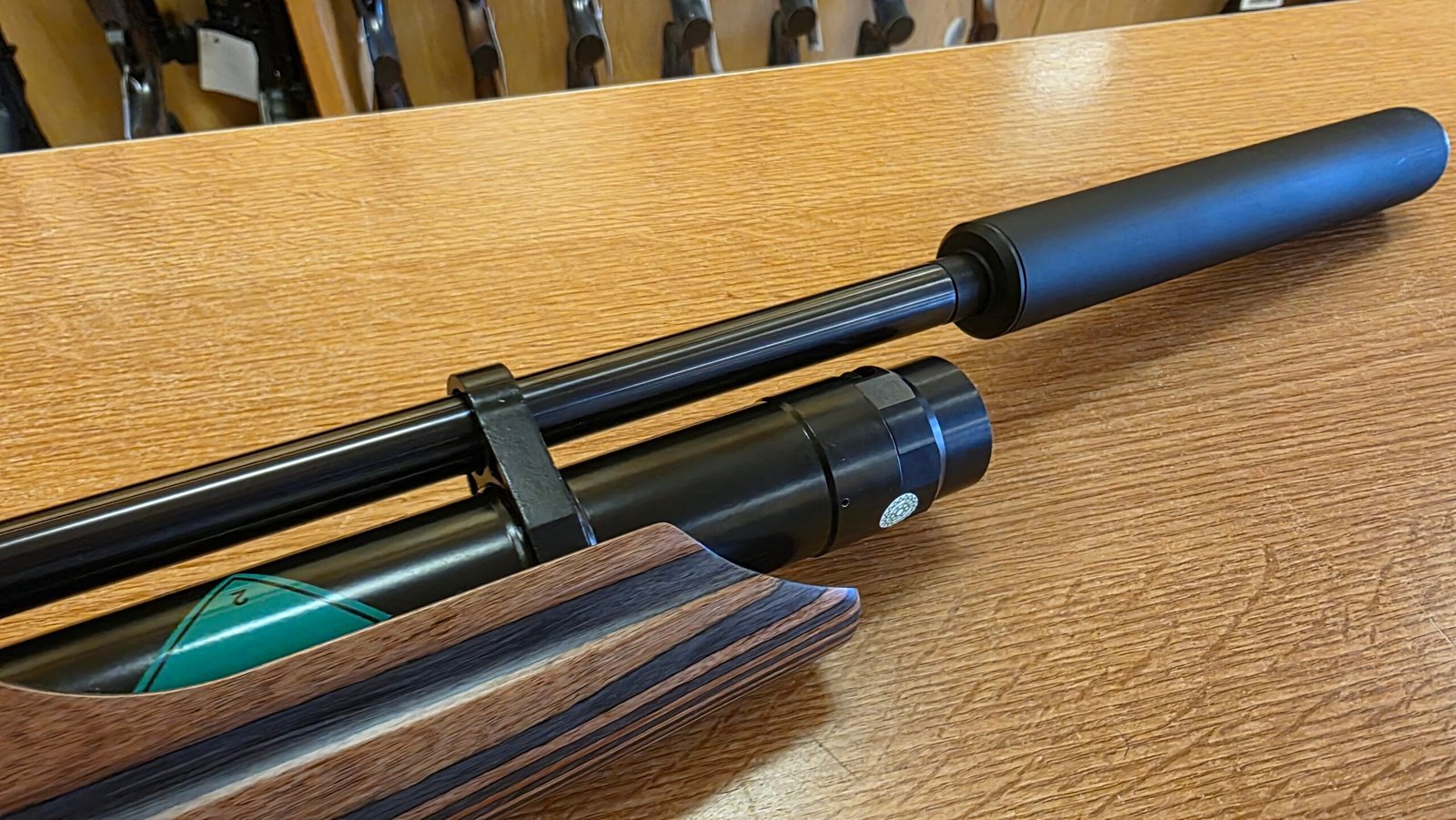 Senapan Weihrauch .177 HW 100 KT Laminate Adjustable - Gambar 6