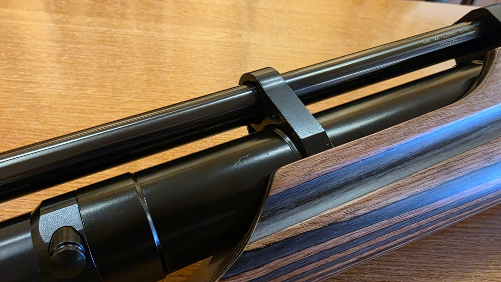 Senapan Weihrauch .177 HW 100 KT Laminate Adjustable - Gambar 9